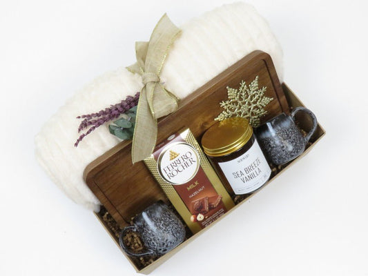 Cozy Gift Box with Chocolate Bar - Gifterria US - Gift Box