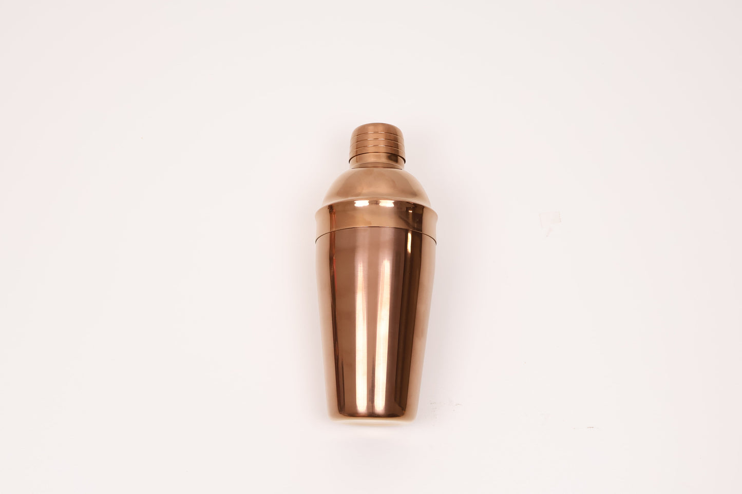 Elegant Cocktail Gift Box with a Copper Shaker, Glasses and Recipe Book