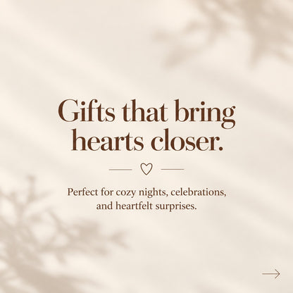 Christmas cocoa gift box closing card