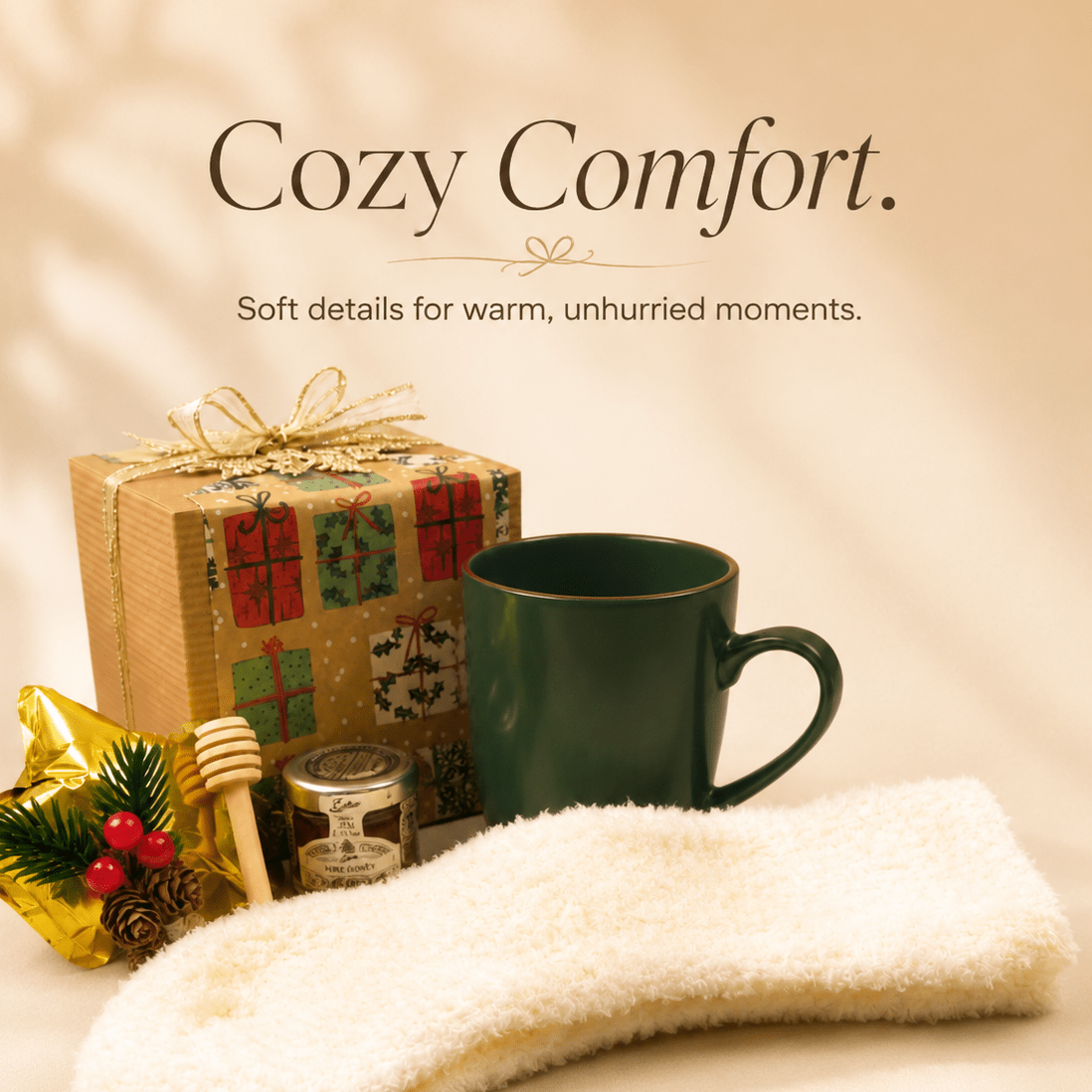 Cozy Christmas Green Mug Gift Set - Gifterria US - 