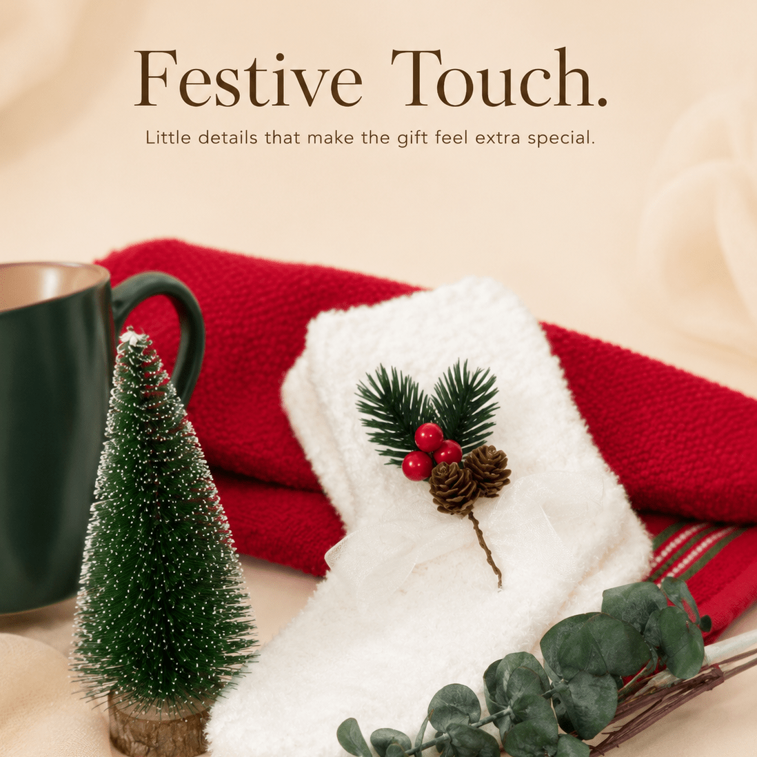 Cozy Christmas Mug & Treats Gift Box - Gifterria US - 
