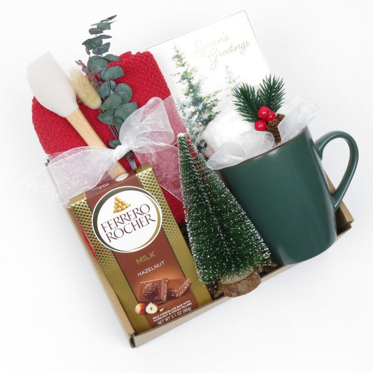 Cozy Christmas Mug & Treats Gift Box - Gifterria US - 
