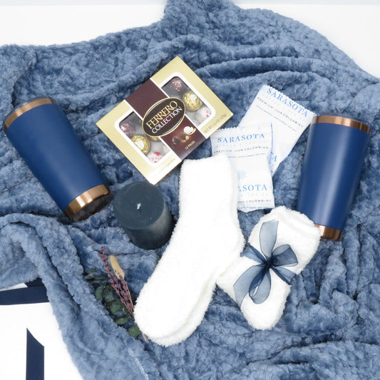Cozy Coffee Lover Gift Box – Luxury Self - Care Gift Set - Gifterria US - Gift Box