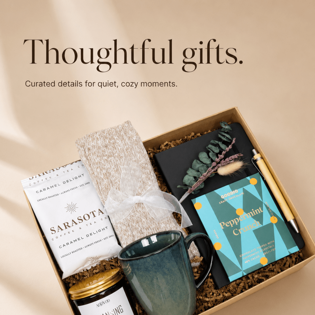 Cozy Morning Luxury Gift Set with Artisan Coffee & Pampering Essentials - Gifterria US - Gift Set