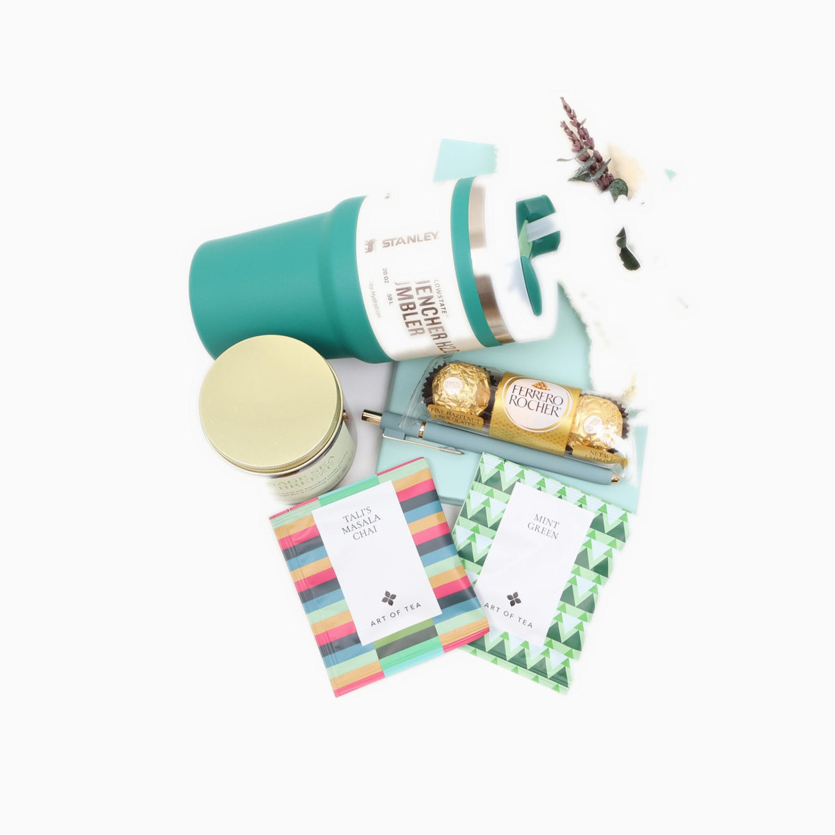 Cozy Self-Care Gift Box - flat lay