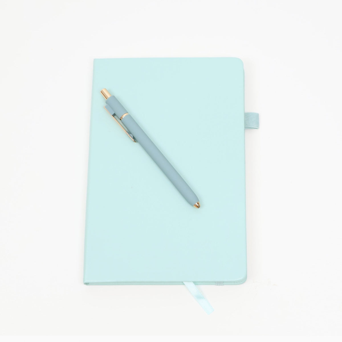 Cozy Self-Care Gift Box - mint notebook and pen