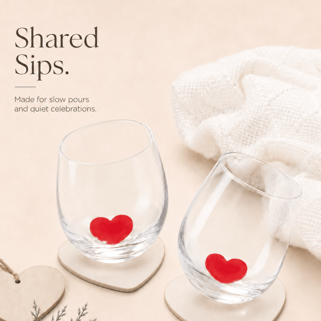 Deluxe Romantic Gift Set with Plush Blanket, Wine Glasses & Chocolates - Gifterria US - Gift Set