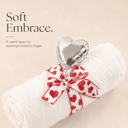 Deluxe Romantic Gift Set with Plush Blanket, Wine Glasses & Chocolates - Gifterria US - Gift Set