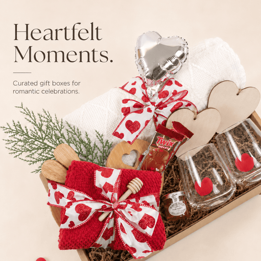 Deluxe Romantic Gift Set with Plush Blanket, Wine Glasses & Chocolates - Gifterria US - Gift Set