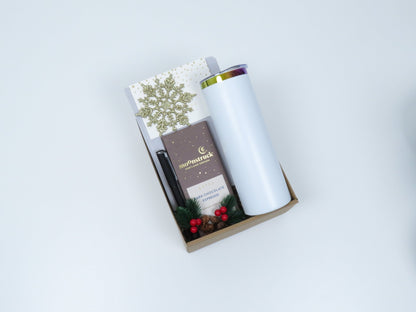 Elegance Gift Set with Chocolate, Notebook, and Decorative Items - Gifterria US - Gift Set