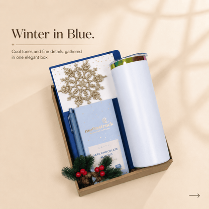 Elegance Gift Set with Chocolate, Notebook, and Decorative Items - Gifterria US - Gift Set