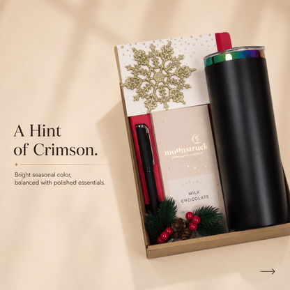 Elegance Gift Set with Chocolate, Notebook, and Decorative Items - Gifterria US - Gift Set