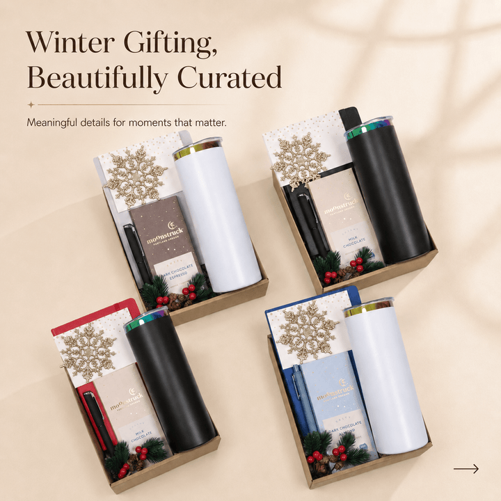 Elegance Gift Set with Chocolate, Notebook, and Decorative Items - Gifterria US - Gift Set