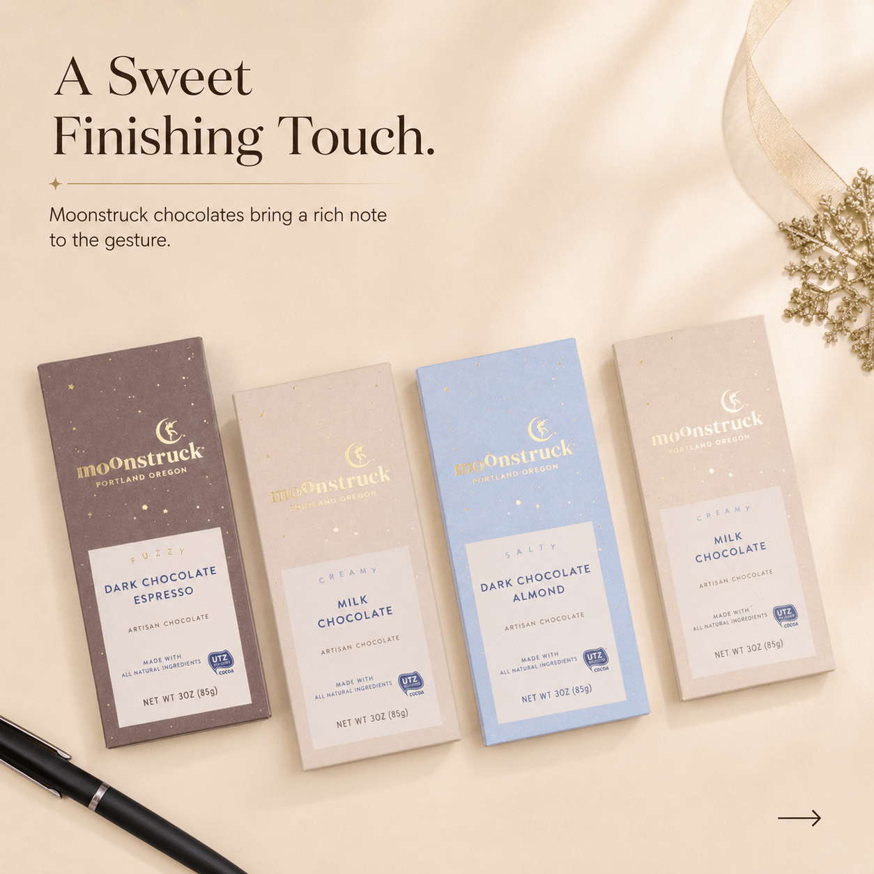 Elegance Gift Set with Chocolate, Notebook, and Decorative Items - Gifterria US - Gift Set