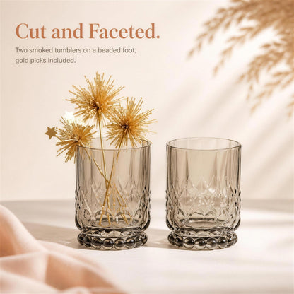Elegant Cocktail Gift Box with a Copper Shaker, Glasses and Recipe Book - Gifterria US - Gift Box