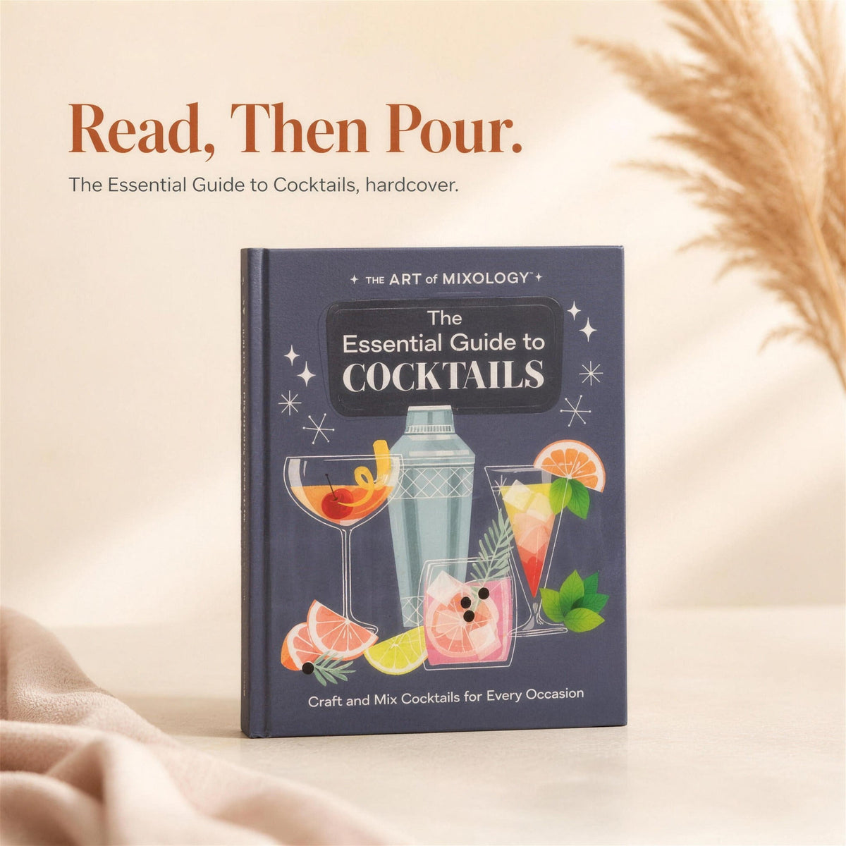 Elegant Cocktail Gift Box with a Copper Shaker, Glasses and Recipe Book - Gifterria US - Gift Box