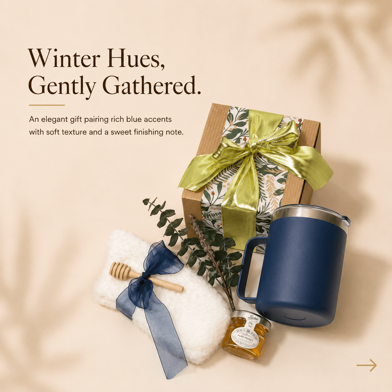 Elegant Gift Set with Honey, Tumbler, and Cozy Socks - Gifterria US - Gift Set