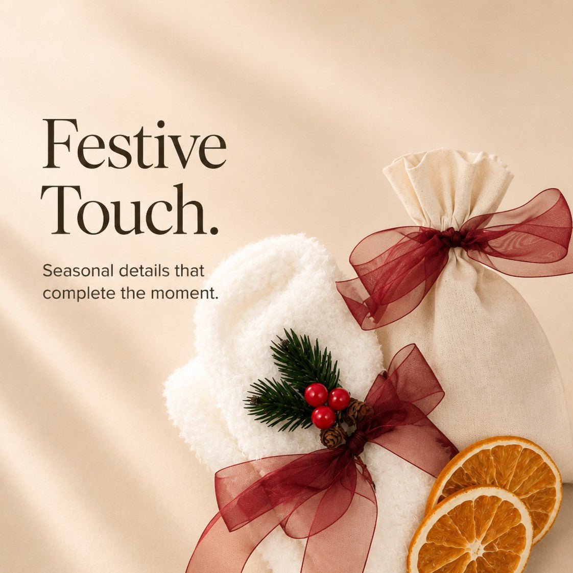 Elegant Gift Set with Tumbler, Spa Socks, and Dried Oranges - Gifterria US - Gift Set