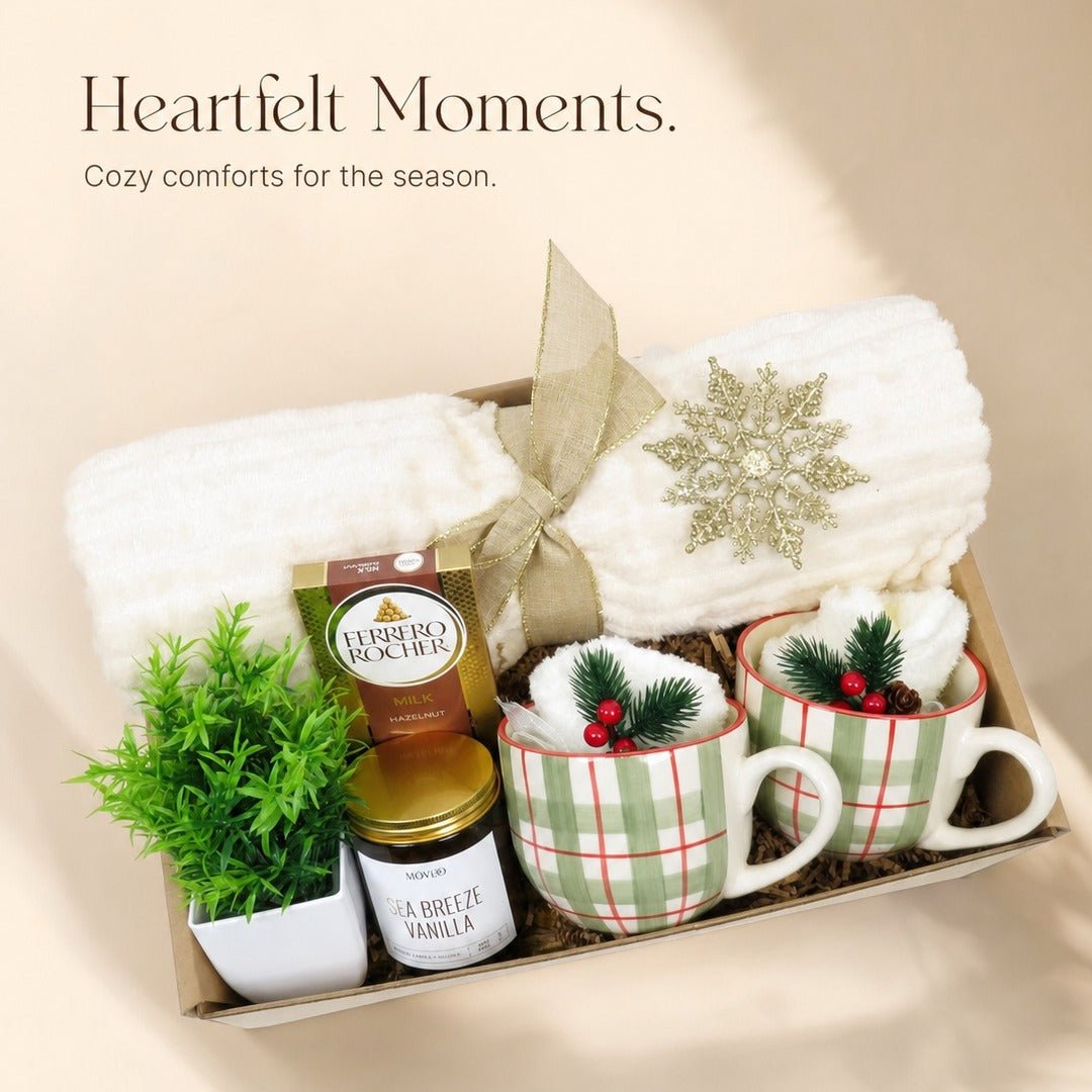 Festive Comfort & Joy Holiday Gift Box - Gifterria US - Gift Box