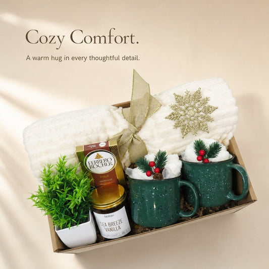 Festive Comfort & Joy Holiday Gift Box - Gifterria US - Gift Box