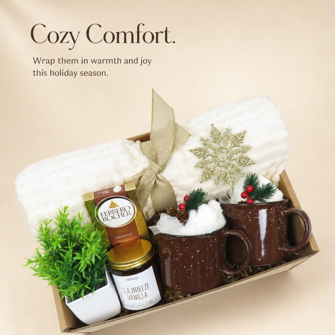 Festive Comfort & Joy Holiday Gift Box - Gifterria US - Gift Box