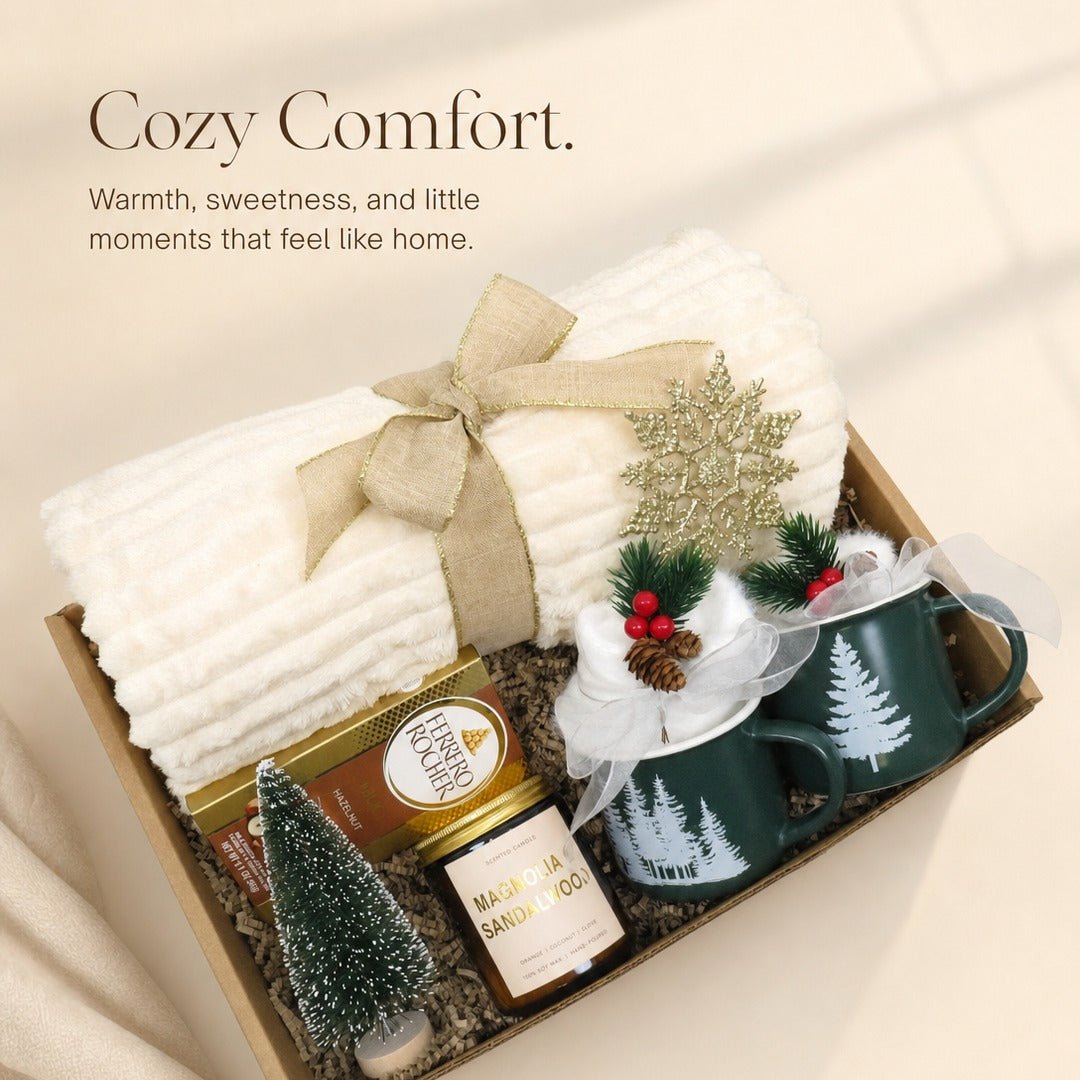 Festive Comfort & Joy Holiday Gift Box - Gifterria US - Gift Box