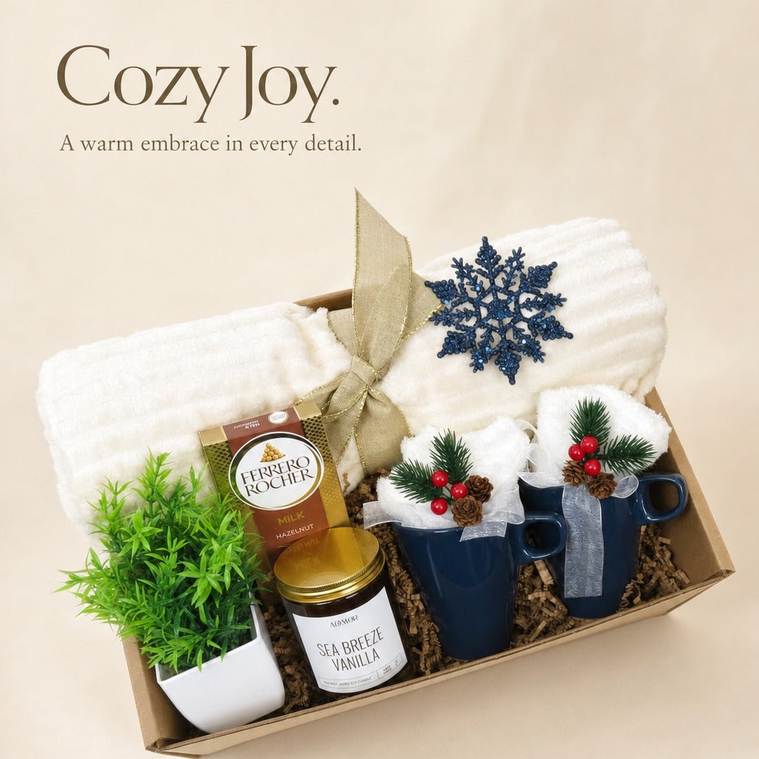 Festive Comfort & Joy Holiday Gift Box - Gifterria US - Gift Box