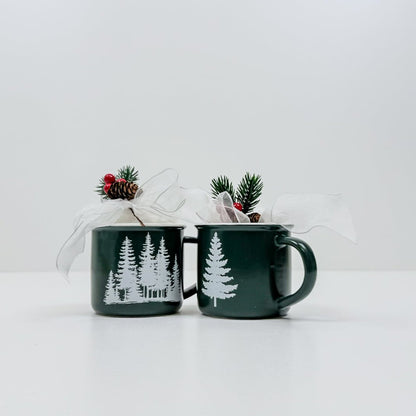 Festive Comfort & Joy Holiday Gift Box with Mugs, Candles, and Treats - Gifterria US - Gift Set