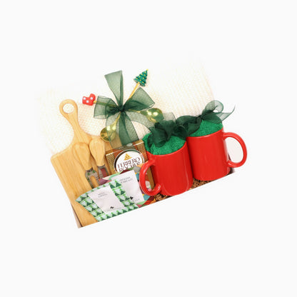 Festive Holiday Gift Box for Two - full box