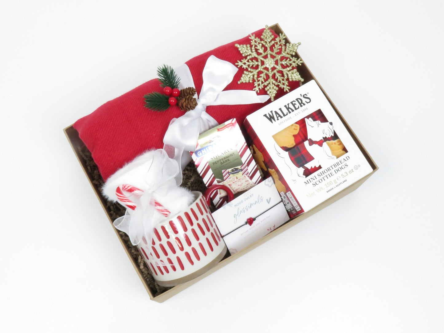 Festive Warmth & Sweet Surprises Holiday Gift Box - Gifterria US - Gift Box