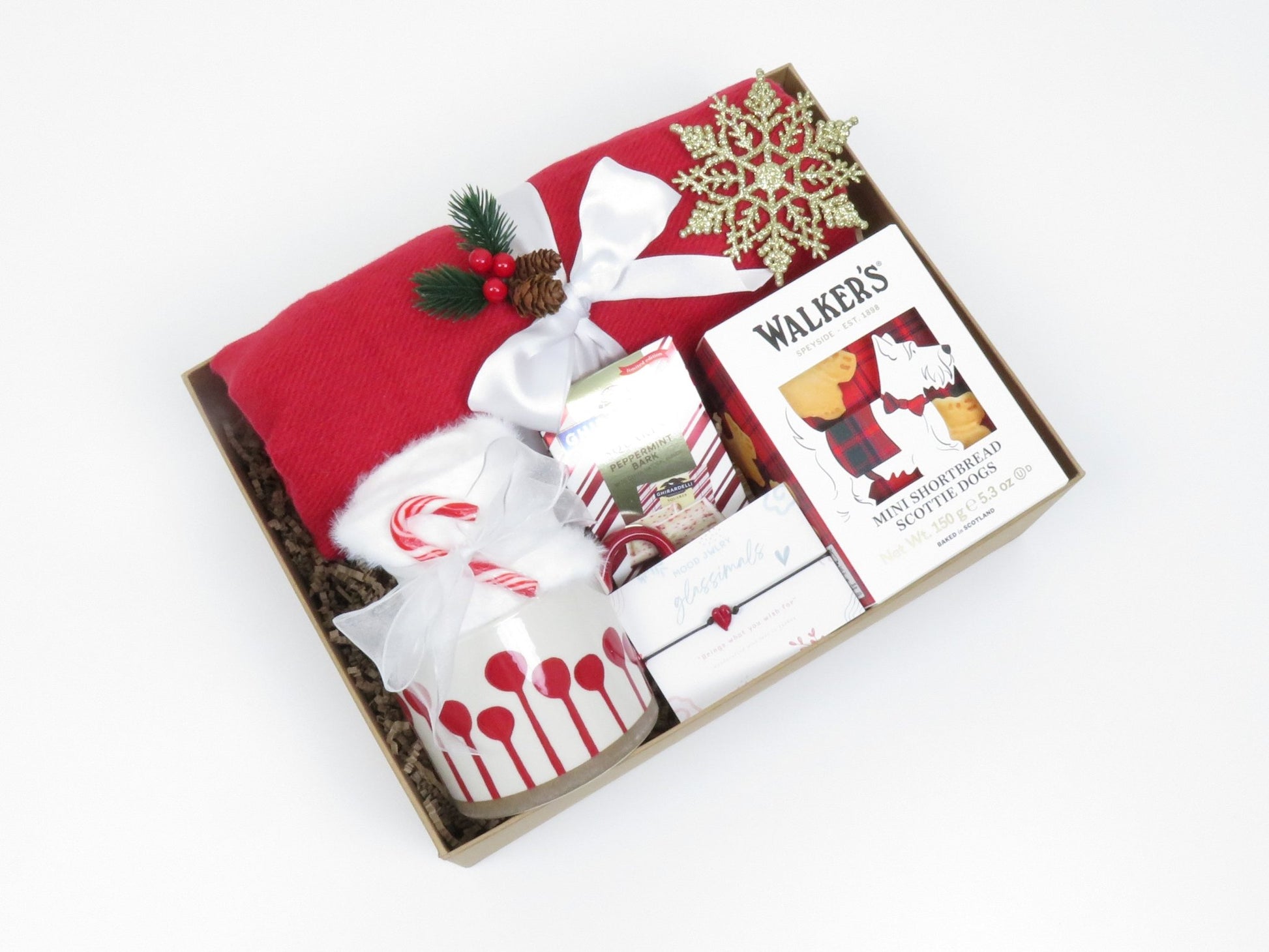 Festive Warmth & Sweet Surprises Holiday Gift Box - Gifterria US - Gift Box