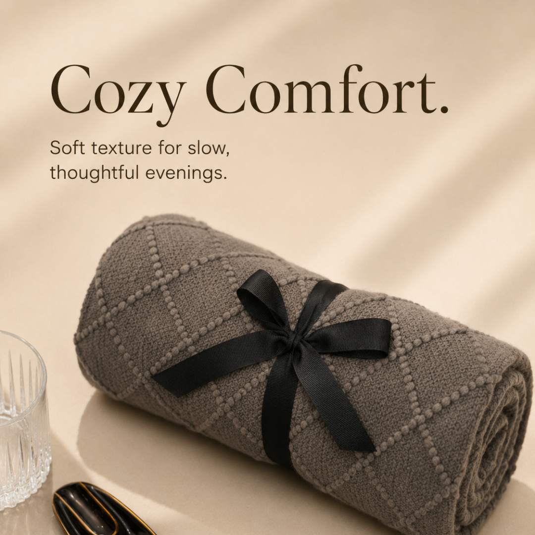 Luxury Whiskey & Cigar Gift Box for Him with Glasses and Hip Flask