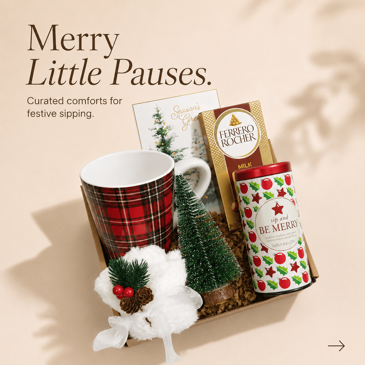 Holiday Cheer Cozy Tea Gift Set - Gifterria US - 