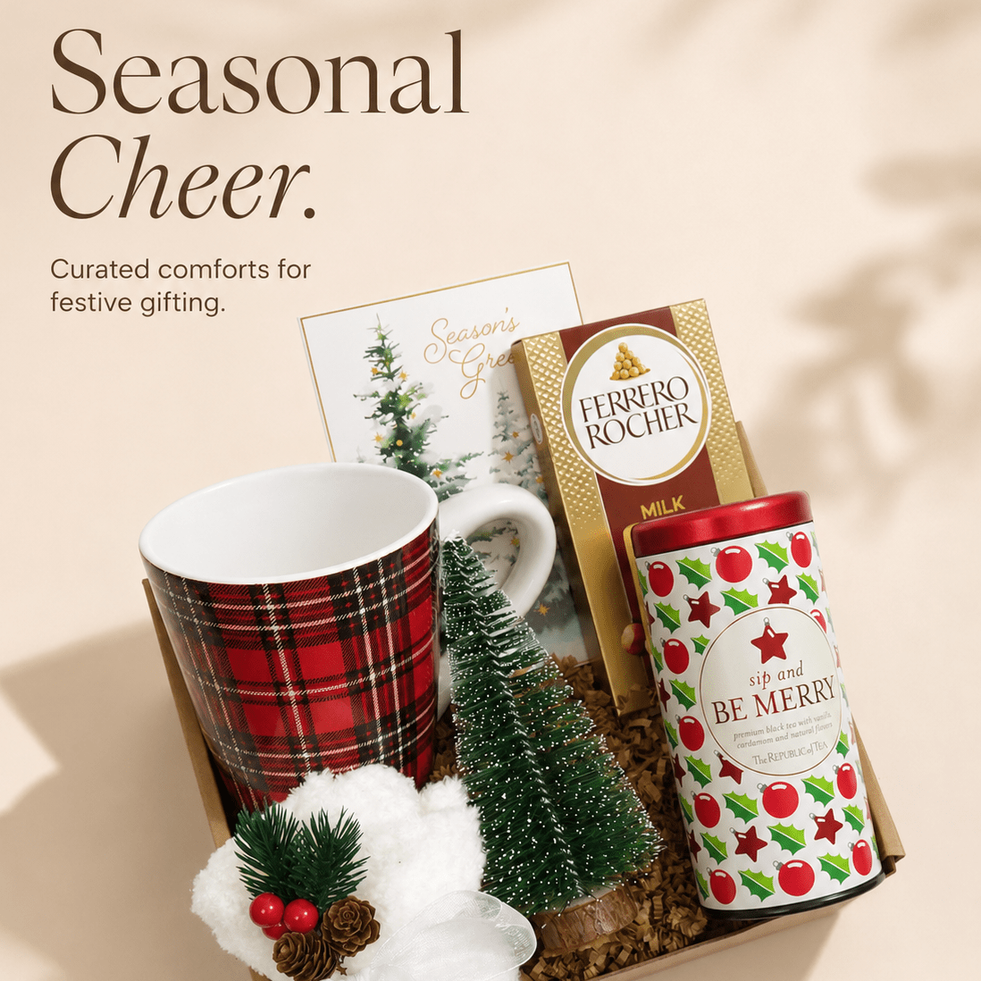 Holiday Cheer Cozy Tea Gift Set - Gifterria US - 