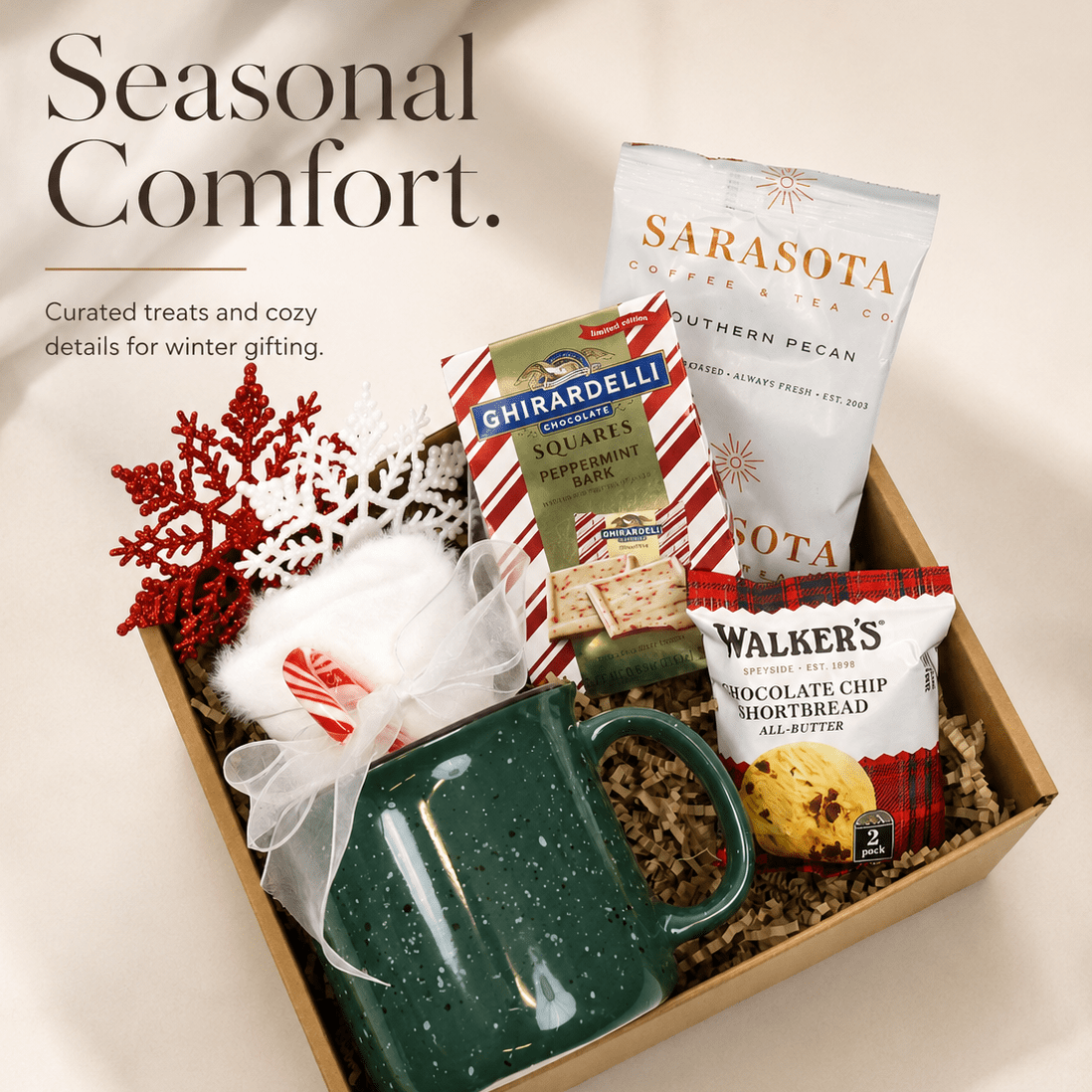 Holiday Cocoa & Treats Gift Box - Gifterria US - 