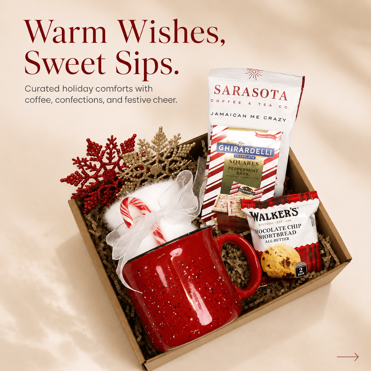 Holiday Cocoa & Treats Gift Box - Gifterria US - 