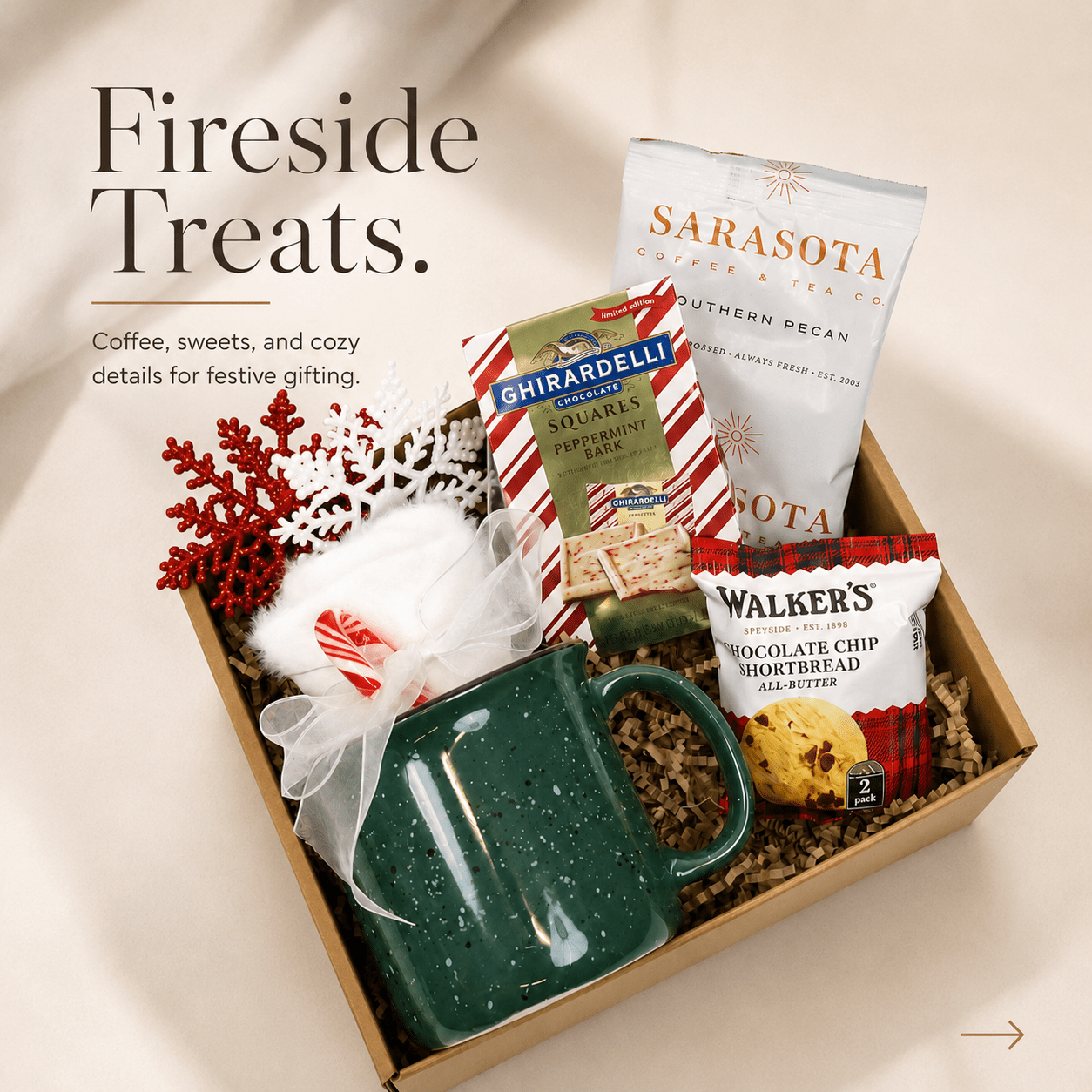 Holiday Cocoa & Treats Gift Box - Gifterria US - 