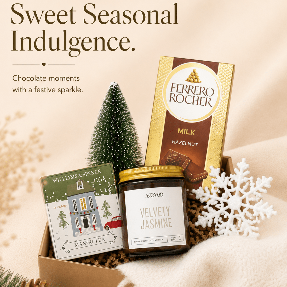 Holiday Cozy Gift Box - Christmas Gift Set for Her - Gifterria US - 