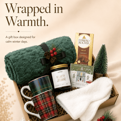 Holiday Cozy Gift Box - Christmas Gift Set for Her - Gifterria US - 