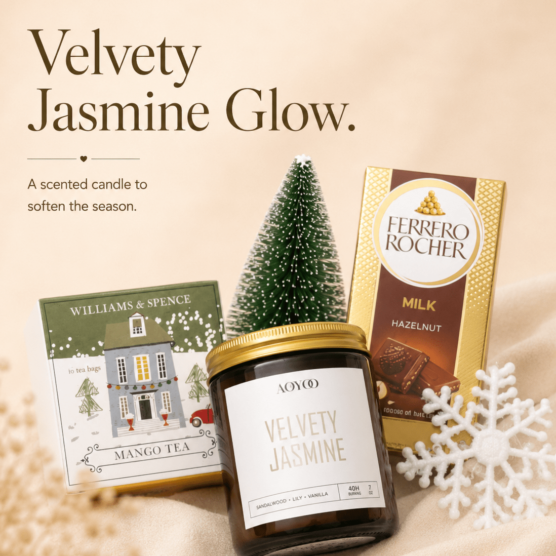 Holiday Cozy Gift Box - Christmas Gift Set for Her - Gifterria US - 