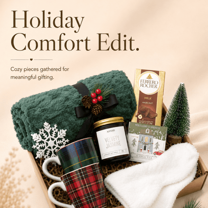 Holiday Cozy Gift Box - Christmas Gift Set for Her - Gifterria US - 