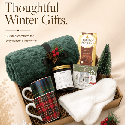 Holiday Cozy Gift Box - Christmas Gift Set for Her - Gifterria US - 