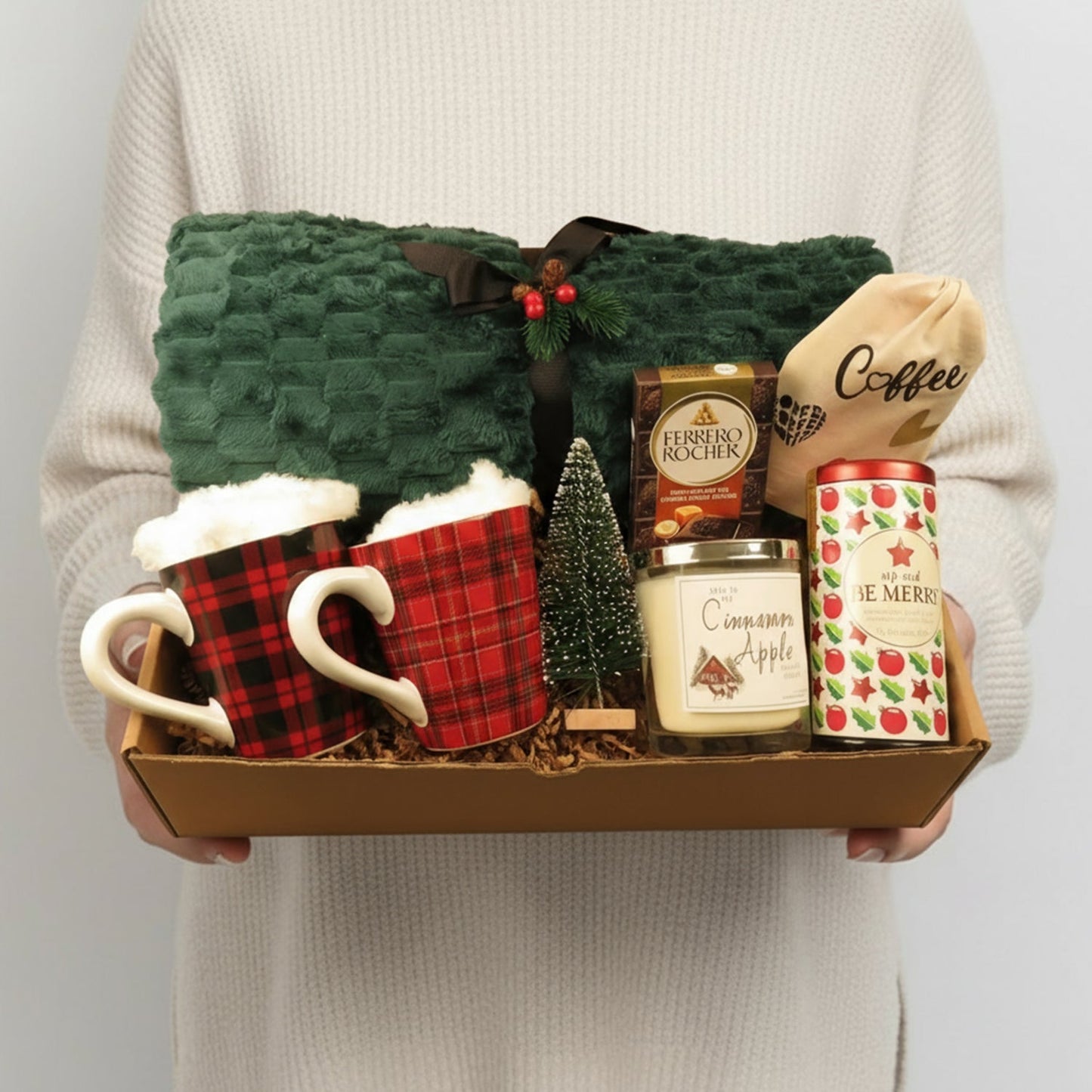 Holiday Cozy Gift Box - Christmas Gift Set for Her - Gifterria - 