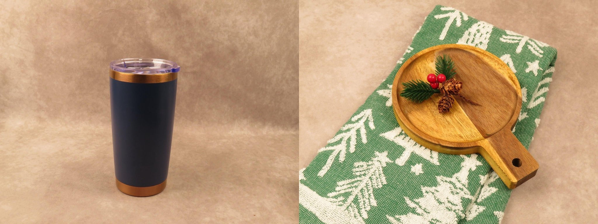 Holiday Gift Set with Insulated Tumbler and Festive Treats - Gifterria - Gift Set