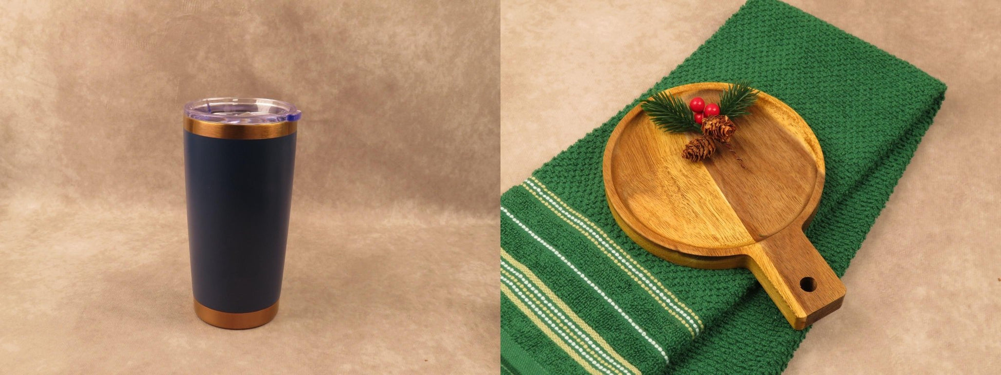 Holiday Gift Set with Insulated Tumbler and Festive Treats - Gifterria - Gift Set