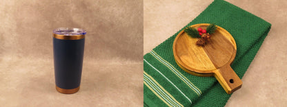 Holiday Gift Set with Insulated Tumbler and Festive Treats - Gifterria - Gift Set