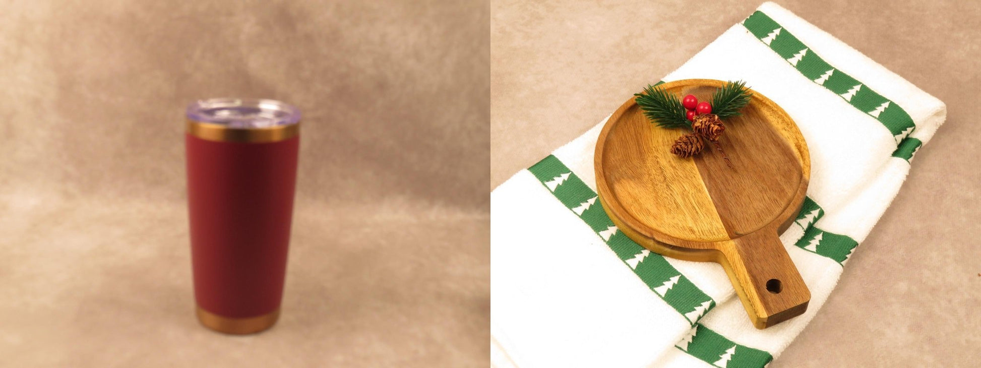 Holiday Gift Set with Insulated Tumbler and Festive Treats - Gifterria - Gift Set