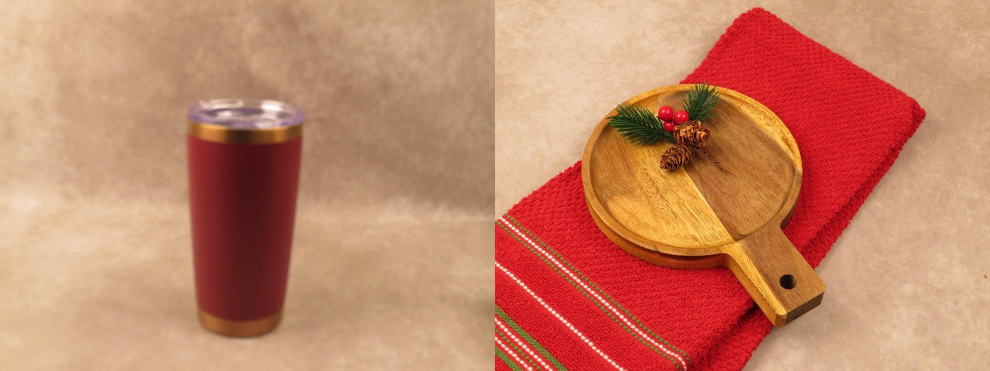 Holiday Gift Set with Insulated Tumbler and Festive Treats - Gifterria - Gift Set