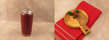 Holiday Gift Set with Insulated Tumbler and Festive Treats - Gifterria - Gift Set