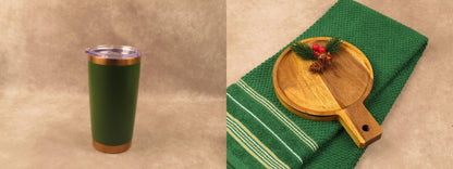 Holiday Gift Set with Insulated Tumbler and Festive Treats - Gifterria - Gift Set